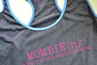 Create a Mombie Workout Shirt with Cricut SportFlex Iron On Vinyl