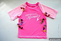 Cricut Craft: Daddy’s Little Mermaid Rash Guard