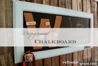 Craft a Custom Monogram Chalkboard