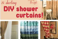 25 Unique DIY Shower Curtain Ideas to Express Your Style