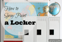 Unlock Your Locker’s New Look with Spray Paint