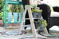 Tiered Plant Display Side Table