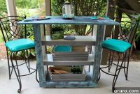 IKEA Bookcase Becomes a Stylish Bar Table