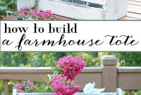 Build Your Own Farmhouse Wooden Tool Tote