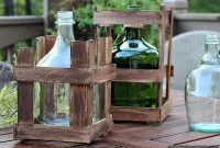 Upcycled Demijohn and Crate Vintage Charm