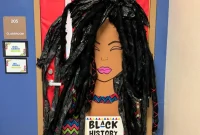 Inspiring Black History Month Door Decor