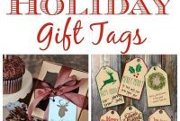 11 Festive Printable Holiday Gift Tags