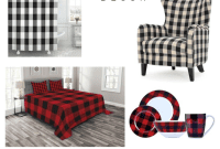 Rustic Charm with Red and Black Buffalo Plaid Home Decor