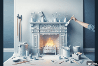 DIY Metal Fireplace Makeover: Painting for a Modern Look