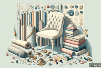 Fabric Yardage Made Easy: Chair Reupholstery DIY