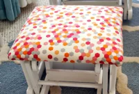Pillowcase Hack: Easy Reupholstery for Your Rocking Ottoman