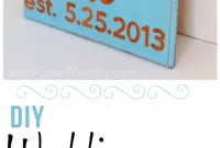 Craft Your Own Wedding Monogram Sign