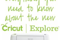 The Ultimate Guide to the New Cricut Explore