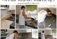 Kitchen Refresh: Removing Formica Countertops