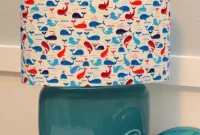 Handcrafted Whale Lamp for a Cozy Nursery