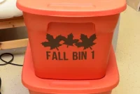 Holiday Bin Organization Made Easy: Free Spreadsheet and Vinyl Labels