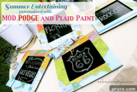 DIY Mod Podge Map Art