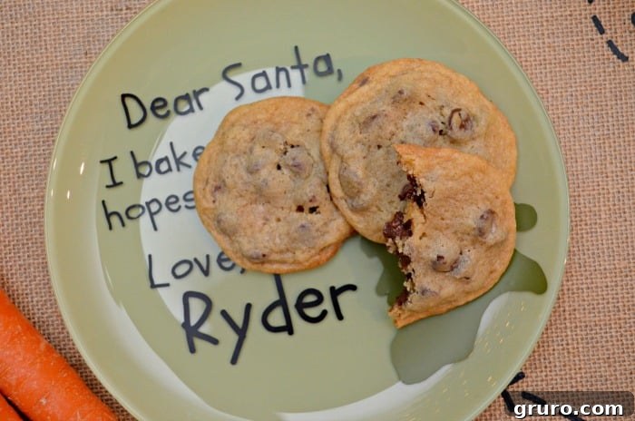 The Night Before Christmas Cookie Plate 14 DIY Personalized Santa Cookie Plate 8