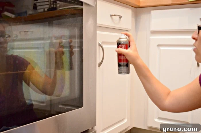 Meister Cleaning Products specifically designed for stainless steel appliances.