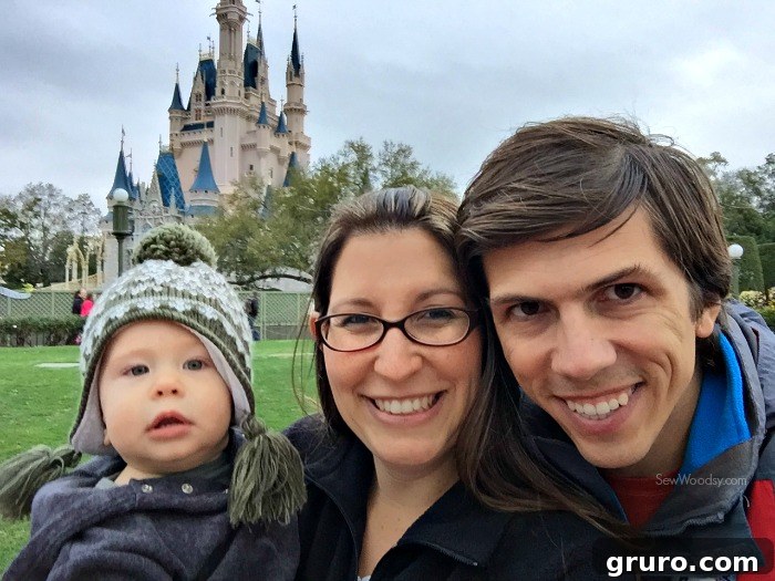 SewWoodsy.com Family Enjoying Magic Kingdom