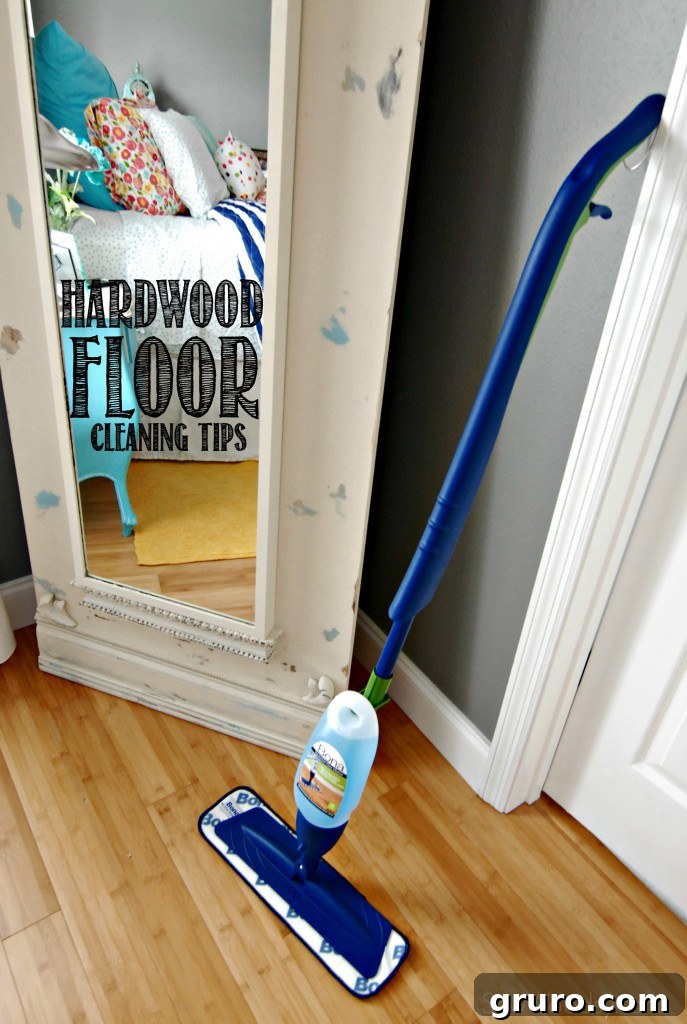 Hardwood Floor Cleaning Tips - A pristine hardwood floor is essential for a healthy home.