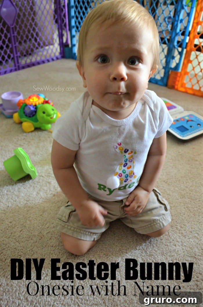 Create a Custom Easter Bunny Onesie with Their Name 2 Adorable Personalized Easter Bunny Onesie with Name