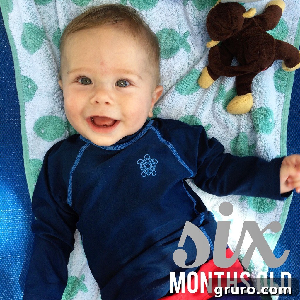 Ryder's Twelve-Month Odyssey 8 Six-month-old Ryder on his first cruise adventure