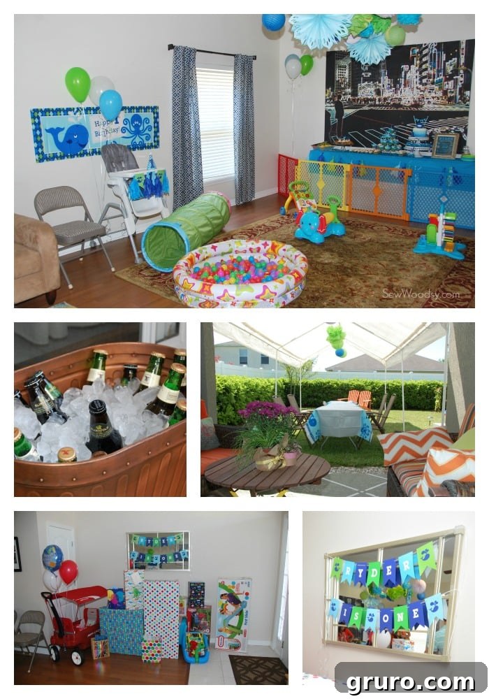 Whale Birthday Party Decor
