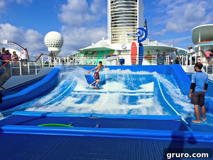 Tiny Explorer's First Voyage: Cruising with a One-Year-Old 9 FlowRider on Liberty of the Seas