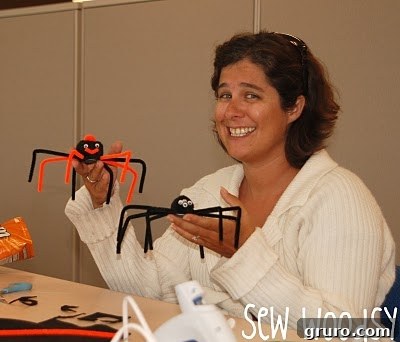 Craft Your Own Fuzzy Spiders 7 Completed pipe cleaner spider craft