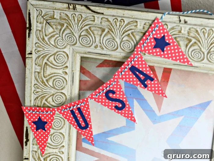 usa mini bunting banner 5