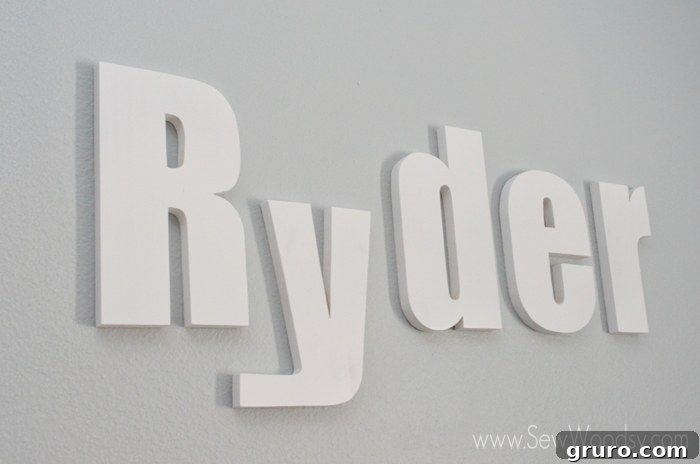Tutorial: How to Cut Letters on a Scroll Saw for Custom Nursery Decor