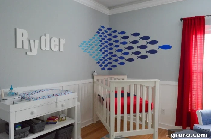 DIY Paper Fish Nursery Decor Ideas