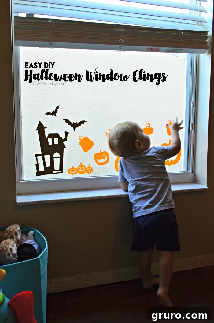 DIY Halloween Window Clings - Spooky Fun for All Ages