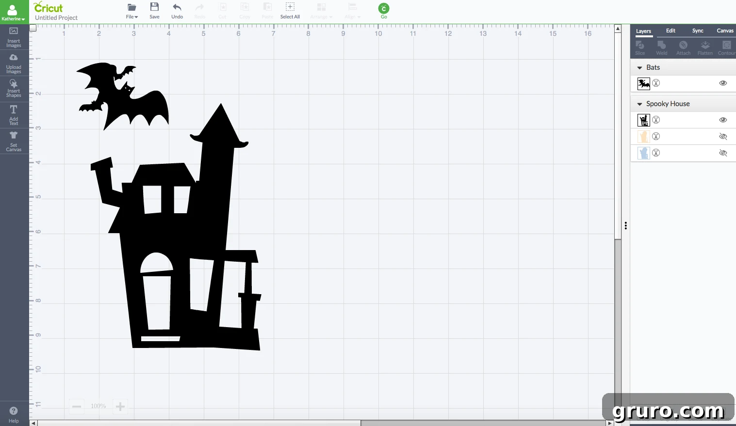 Cricut Halloween Window Cling Setting - Preparing Your Machine