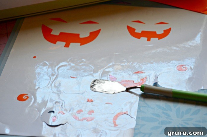 DIY Halloween Window Clings 4 - Variety of Designs