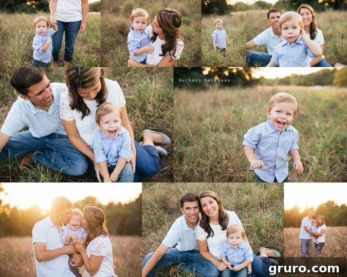 sneak preview of family photos