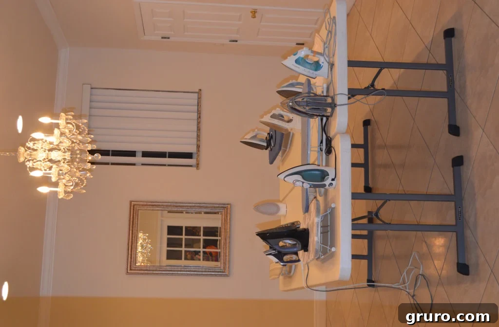 Throw a Spectacular Cricut Craft Party 11 Ironing Station for Craft Night