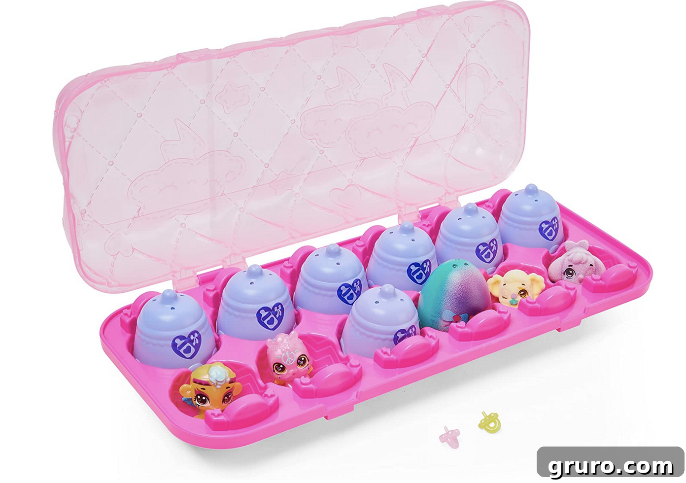 Hatchimals CollEGGtibles, small collectible animal figures that hatch from eggs.