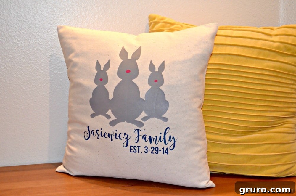 Adding colorful noses to bunny design with protective cloth for final press