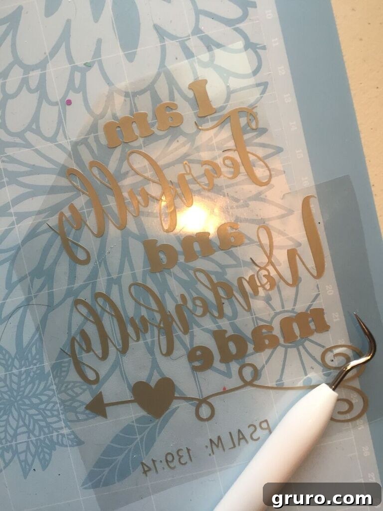 Fearfully and Wonderfully Made Onesie - Weeding Image