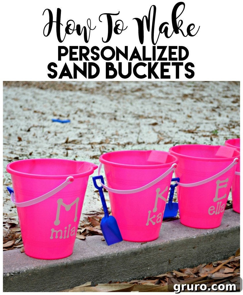 Craft Your Own Unique Beach Buckets 3 How To Make Personalized Name Sand Bucket