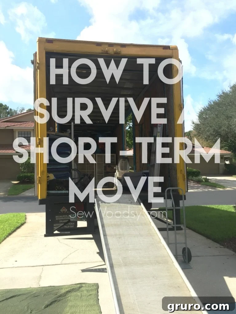 How To Survive A Short-Term Move