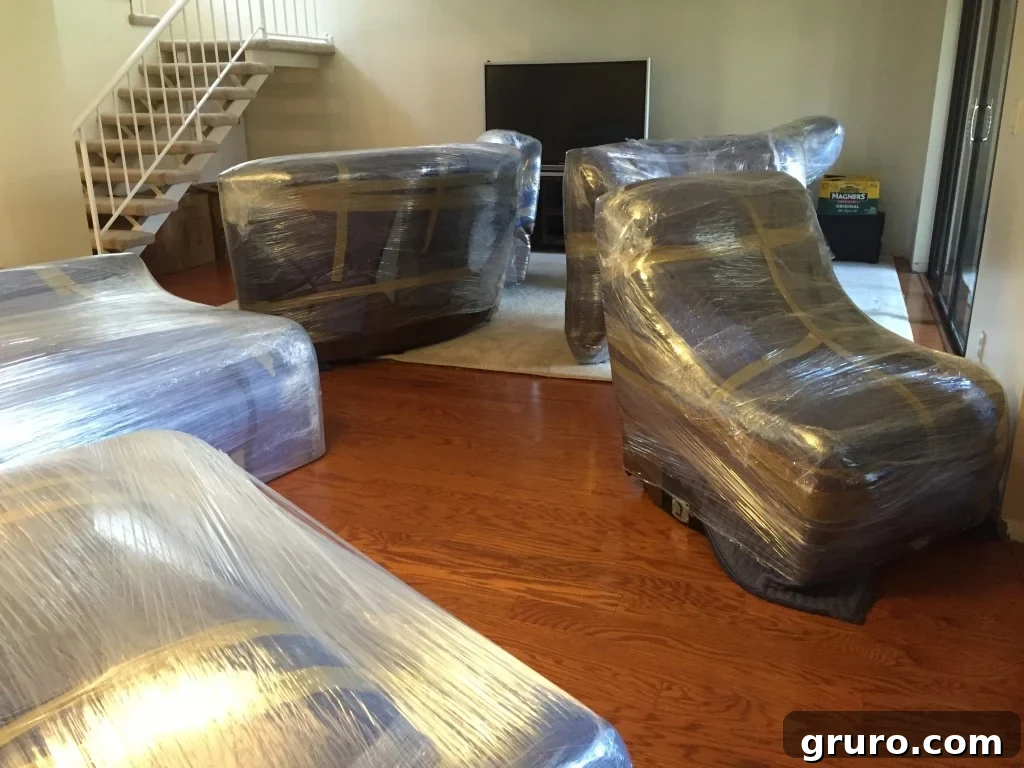 Furniture Wrapped to Move
