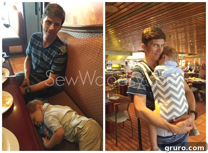 Passed out toddler at Cruise dinner