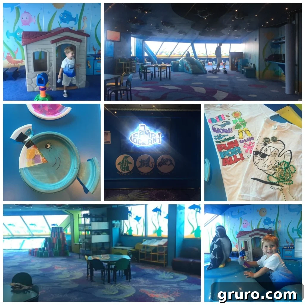 Camp Ocean on Carnival Cruise Lines