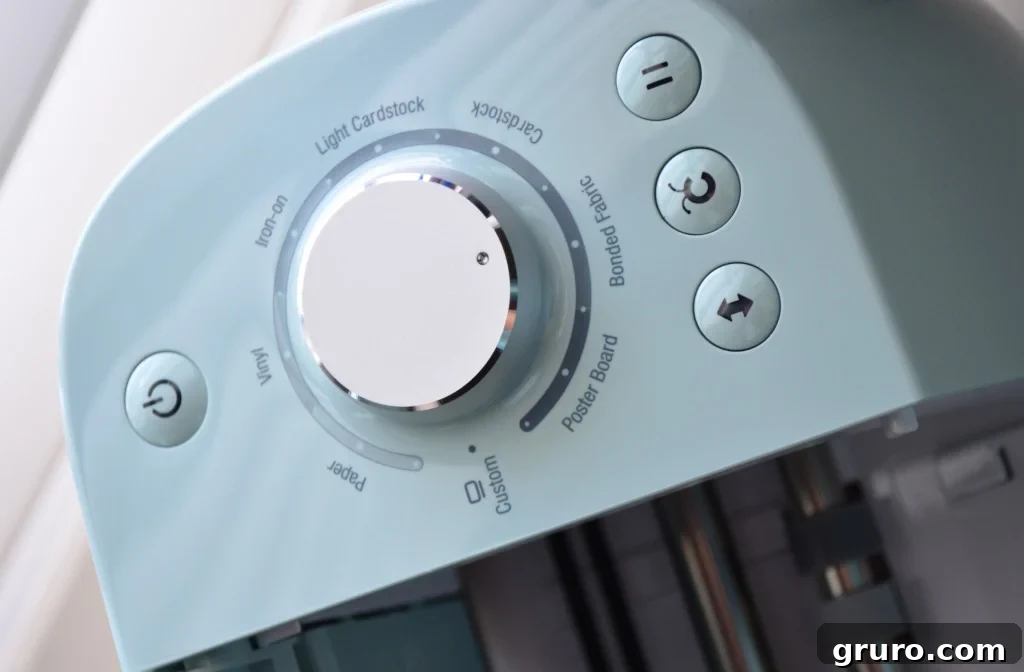 Cricut Explore Air 2 Smart Set Dial with Bonded Fabric Setting