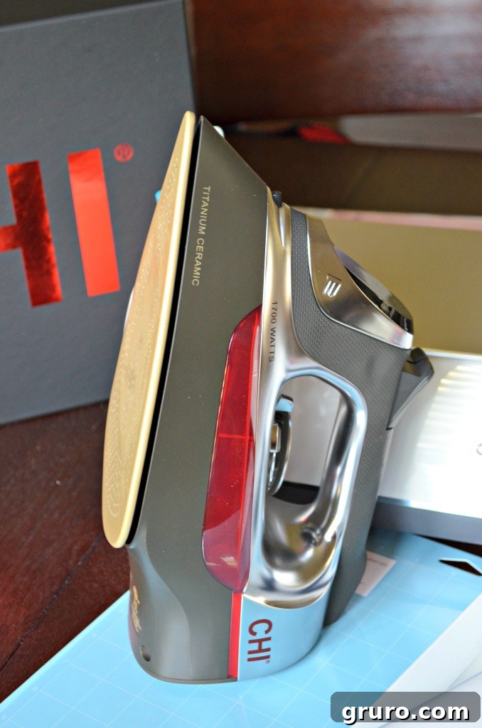 CHI Electronic Retractable Clothing Iron for HTV
