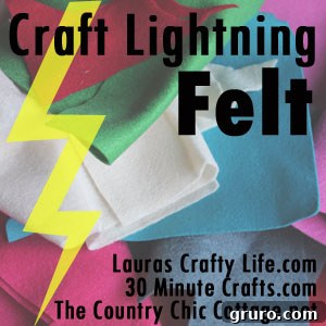 Craft Lightning Felt Projects