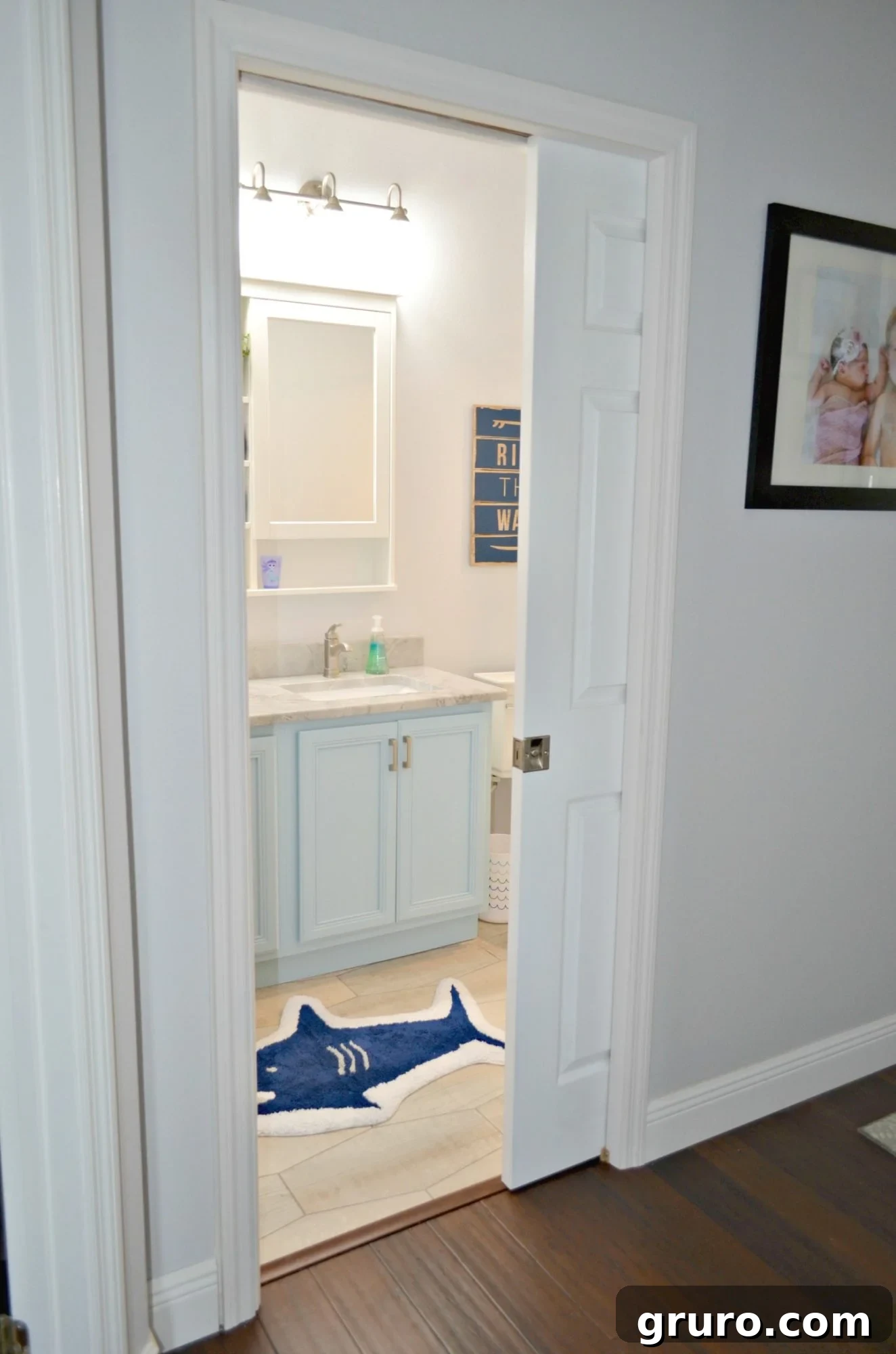 Stunningly Renovated Kids and Guest Bathroom Before and After